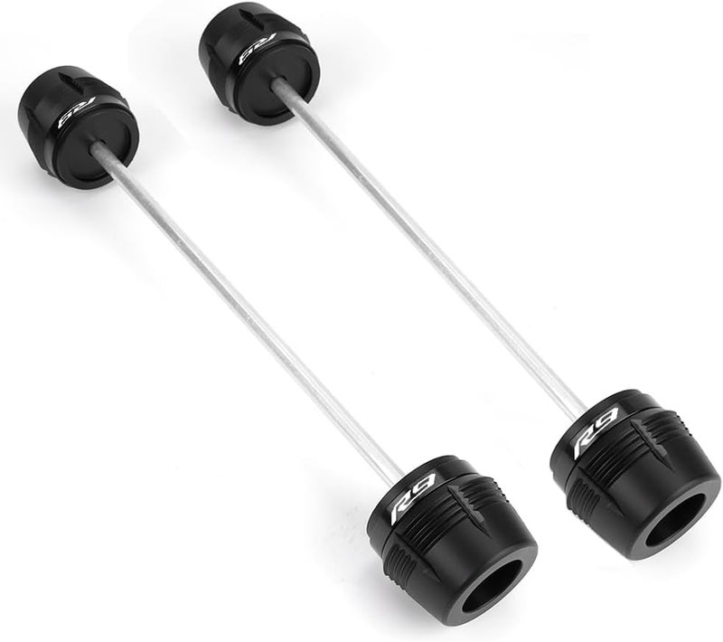 MOWOK Fit For Yamaha R9 YZF-R9 YZFR9 YZF r9 2024 2025 Motorcycle Accessories frame sliders Front Rear Wheel Axle Fork Slider Crash Protector Protection (Black) - Image 1